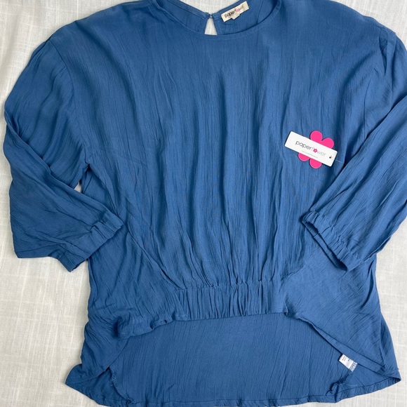 Paper Flowers NWT boho lightweight pullover L top - Picture 3 of 12